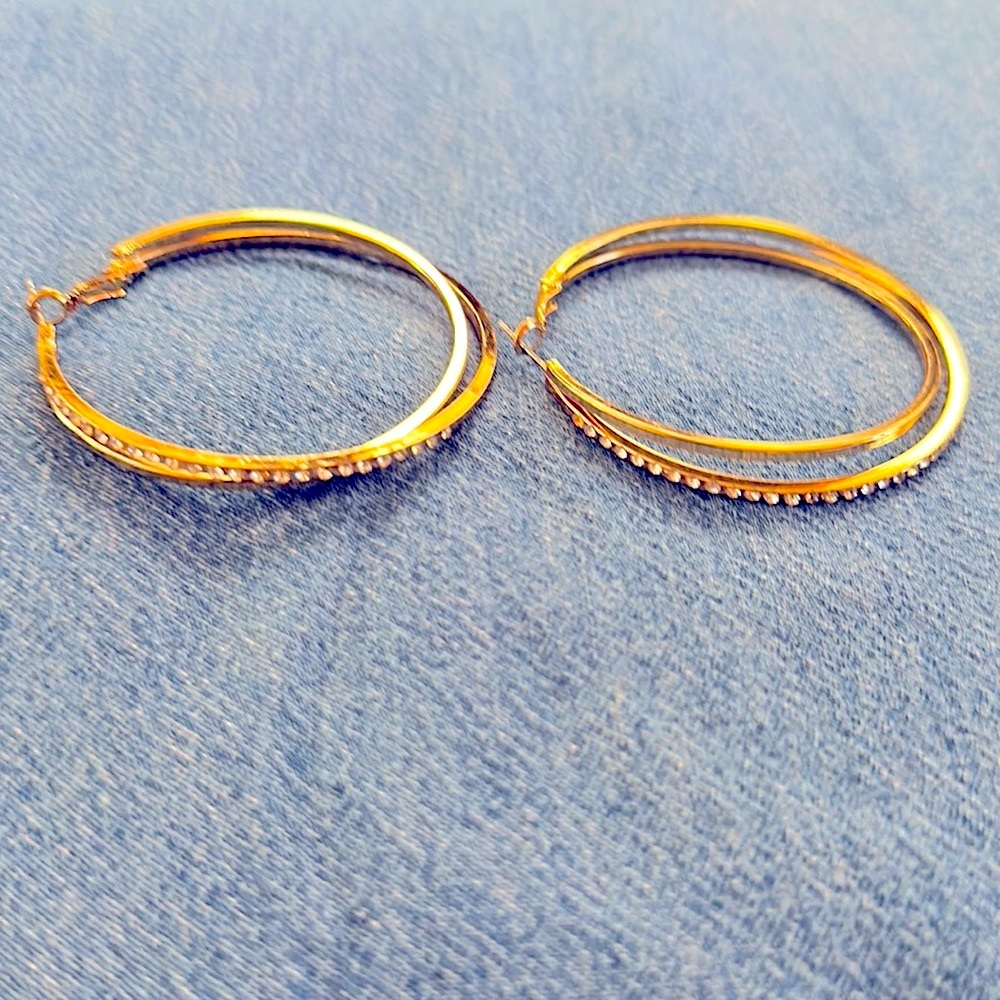 Diamond 💎 Hoop earrings